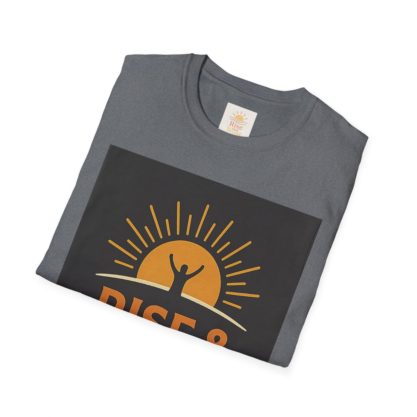Rise & Conquer Inspirational T-Shirt, Motivational Tee for Fitness Lovers, Great for Casual Wear, Gifts for Him/Her