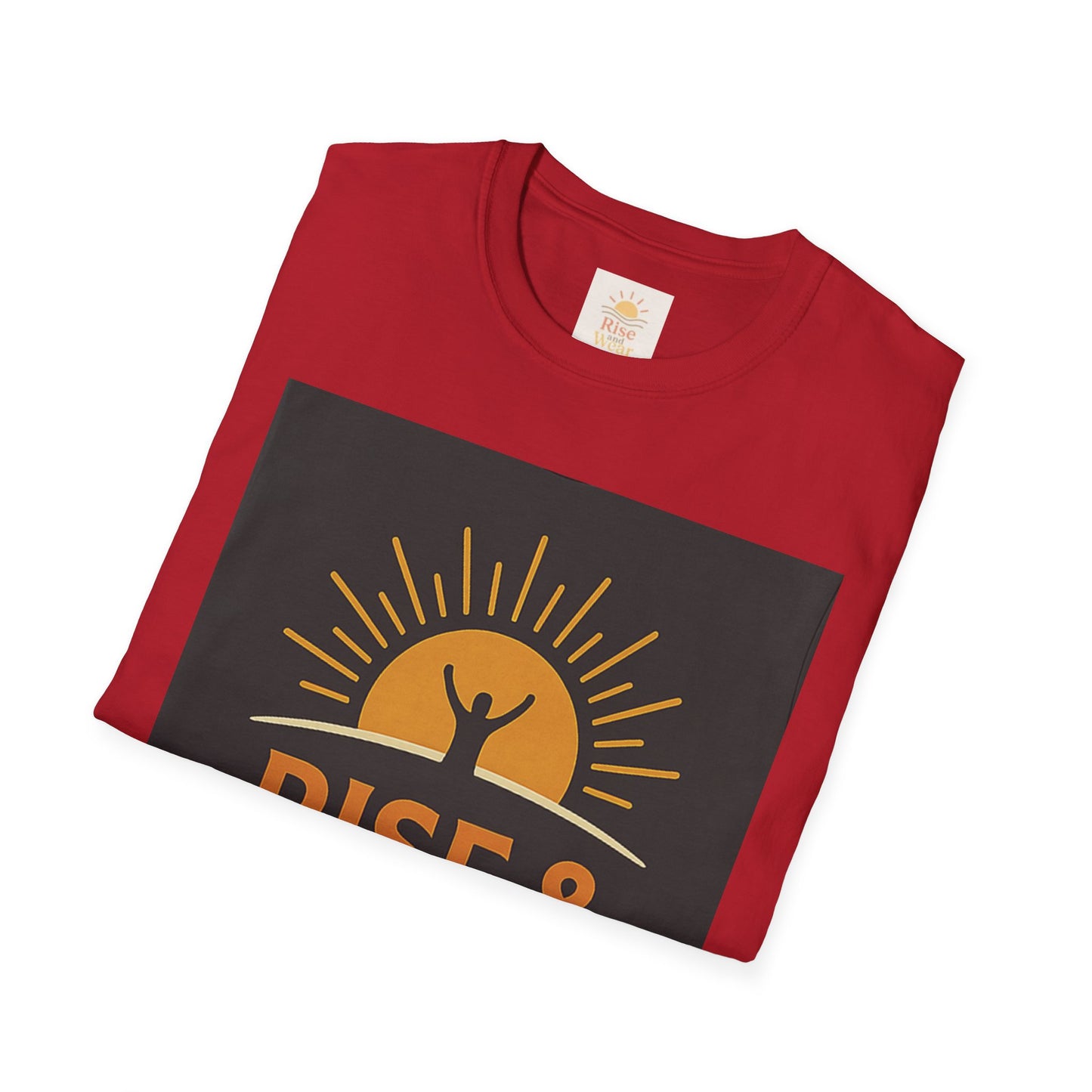 Rise & Conquer Inspirational T-Shirt, Motivational Tee for Fitness Lovers, Great for Casual Wear, Gifts for Him/Her