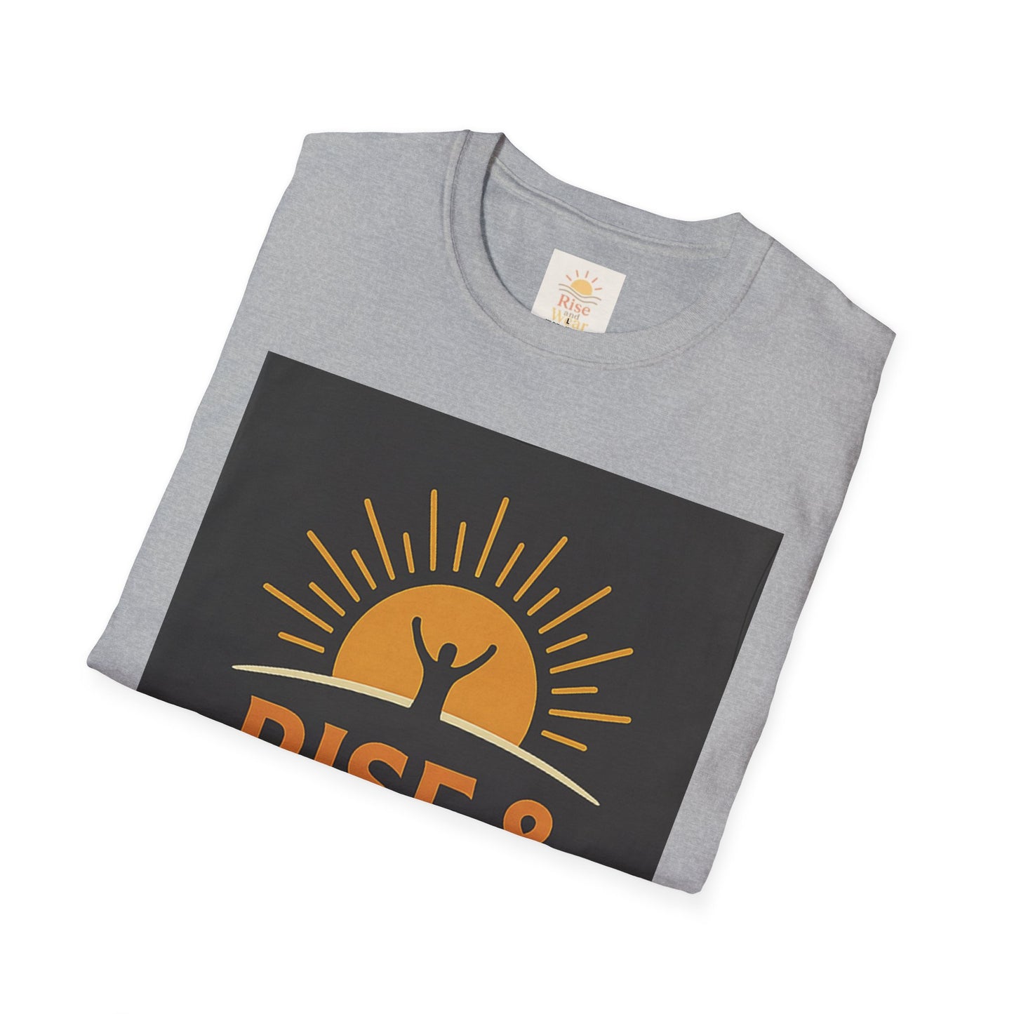 Rise & Conquer Inspirational T-Shirt, Motivational Tee for Fitness Lovers, Great for Casual Wear, Gifts for Him/Her