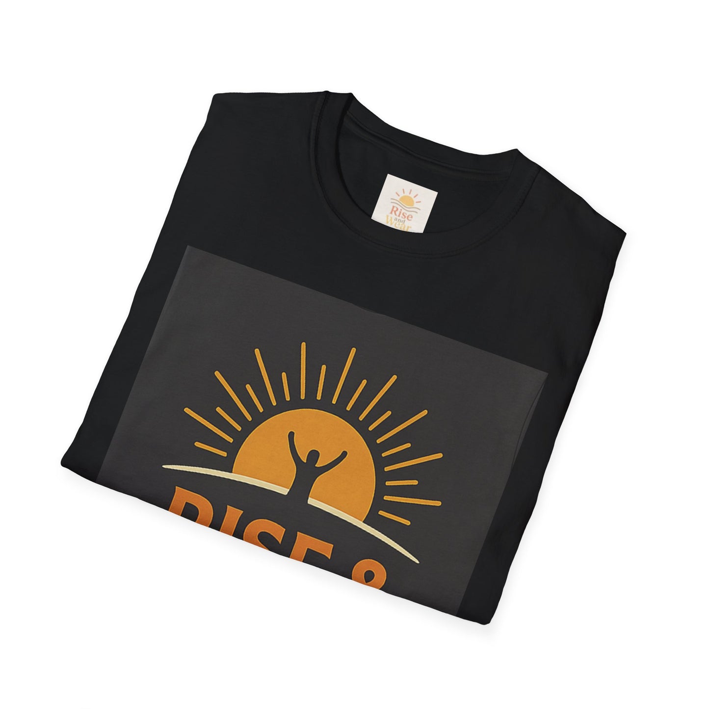 Rise & Conquer Inspirational T-Shirt, Motivational Tee for Fitness Lovers, Great for Casual Wear, Gifts for Him/Her