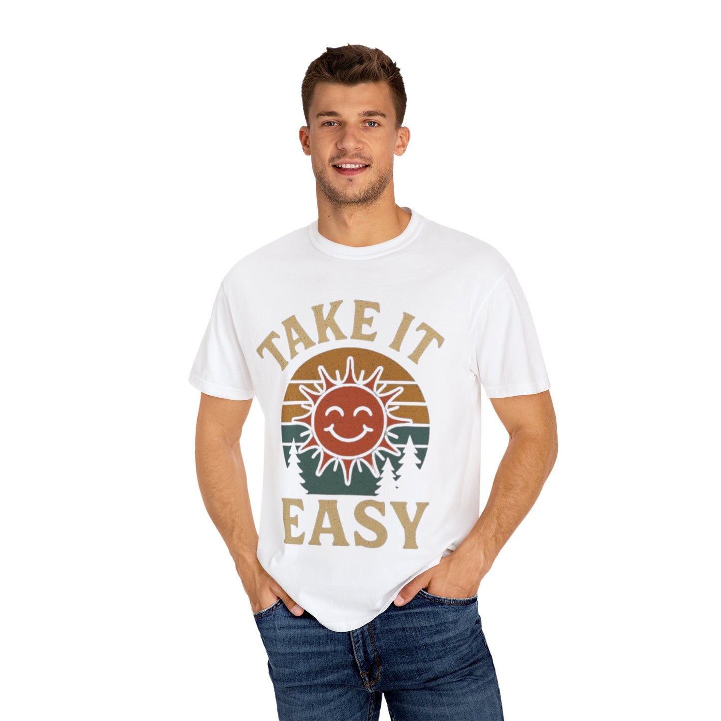 Retro Sun Graphic T-Shirt, Summer Vibes Tee, Unisex Casual Top, Gift for Nature Lovers, Boho Style Daily Wear