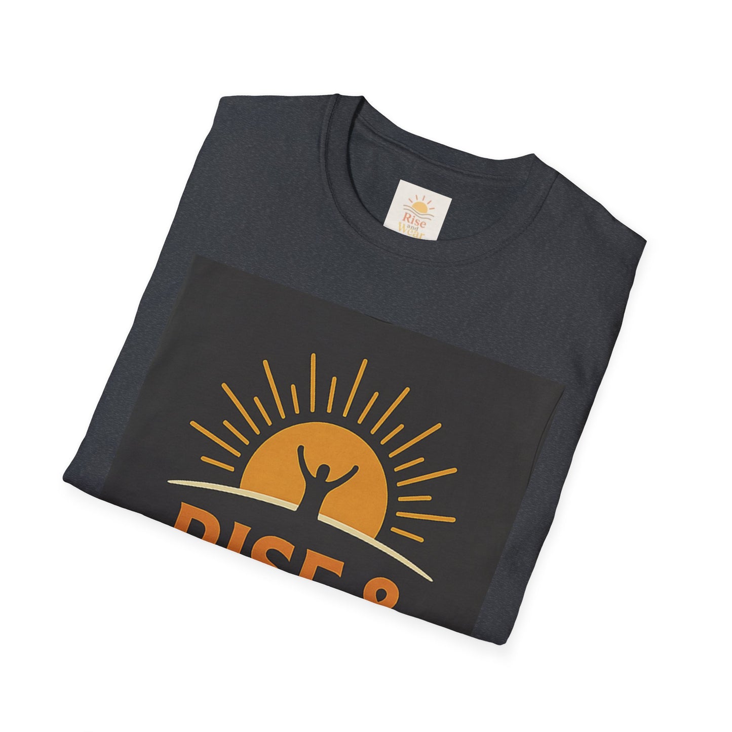 Rise & Conquer Inspirational T-Shirt, Motivational Tee for Fitness Lovers, Great for Casual Wear, Gifts for Him/Her