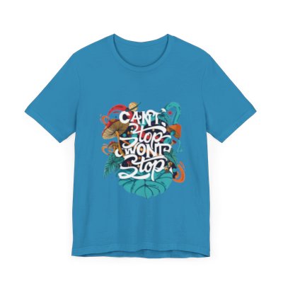 Motivational Graphic Tee - "Can't Stop Won't Stop"