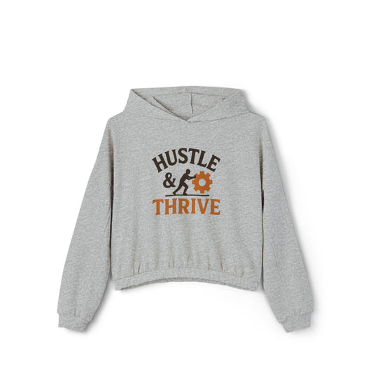 Hustle & Thrive Women's Cinched Bottom Hoodie - Motivational Pullover, Casual Wear, Gift for Fitness Enthusiasts, Workout Hoodie, Cozy [...]