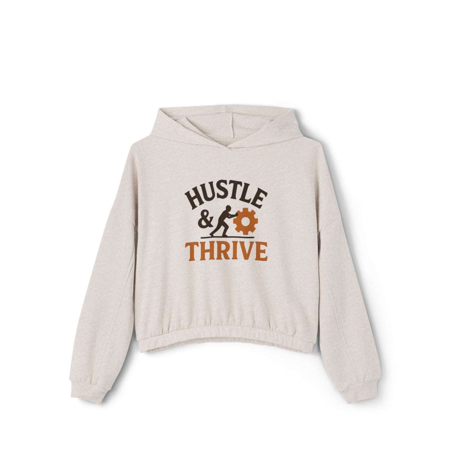 Hustle & Thrive Women's Cinched Bottom Hoodie - Motivational Pullover, Casual Wear, Gift for Fitness Enthusiasts, Workout Hoodie, Cozy [...]