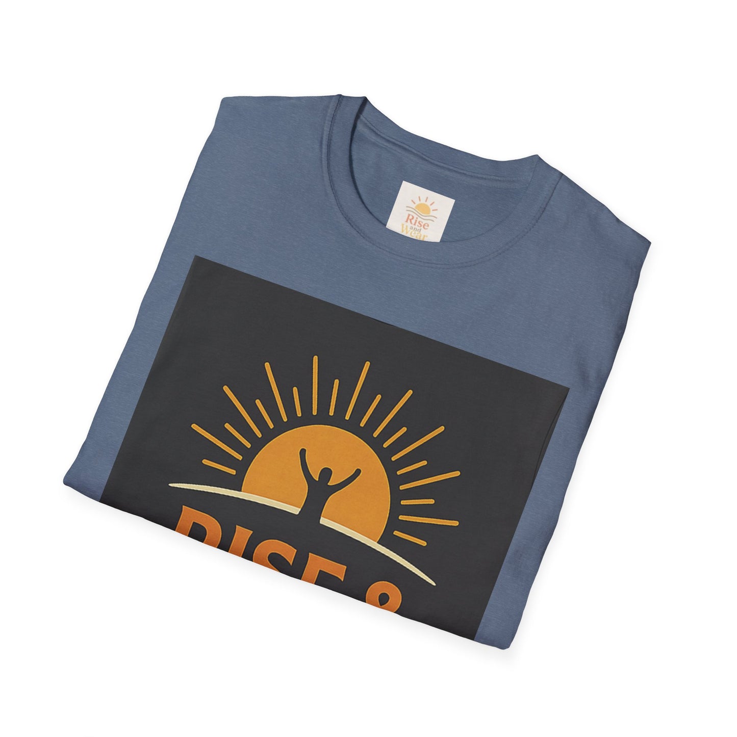 Rise & Conquer Inspirational T-Shirt, Motivational Tee for Fitness Lovers, Great for Casual Wear, Gifts for Him/Her